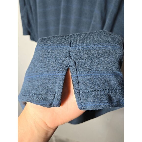 Algo Men's Navy Polo Shirt - Picture 6 of 9